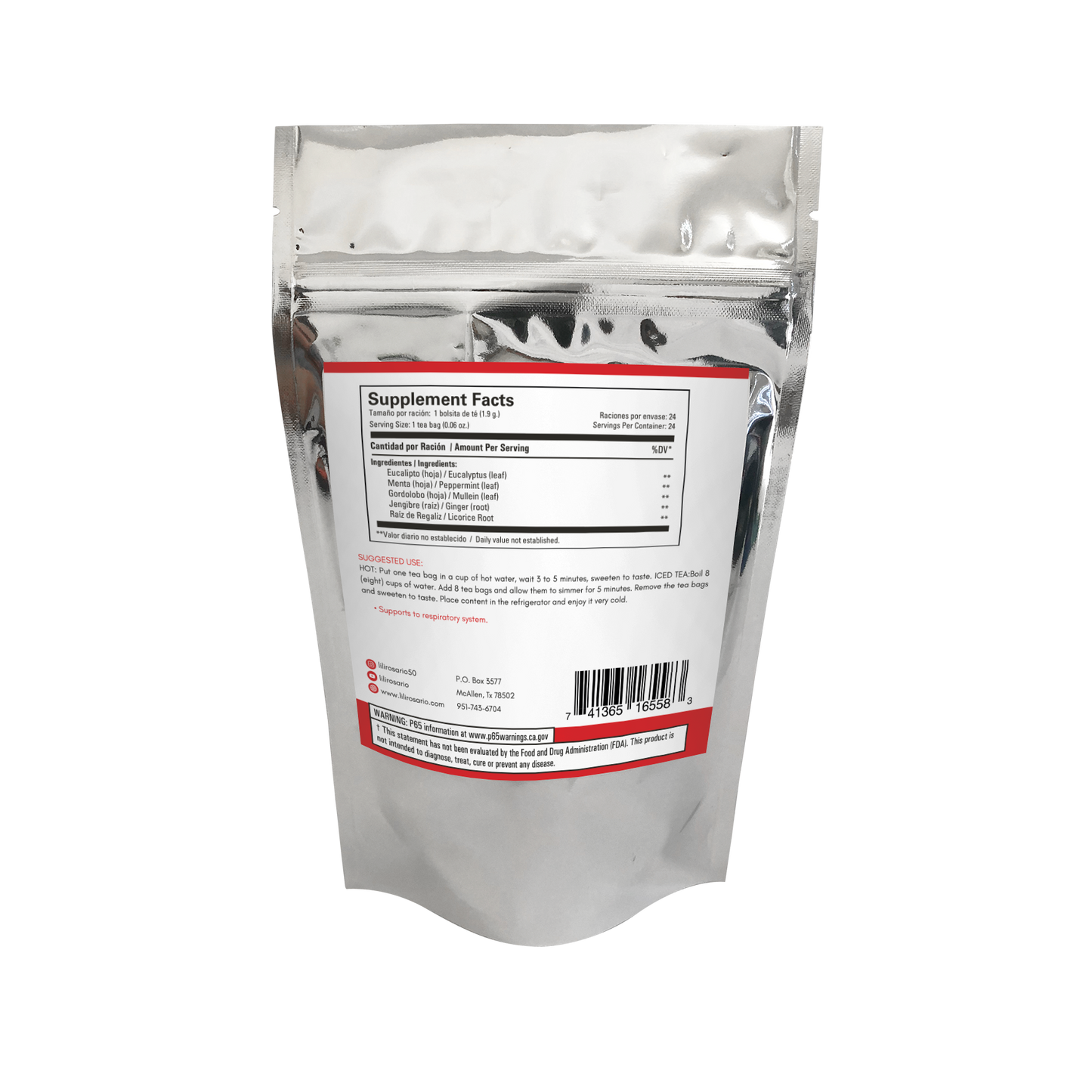Cold N Flu Infusion 3 Pack/ Remedio para la Gripa 3 Pack