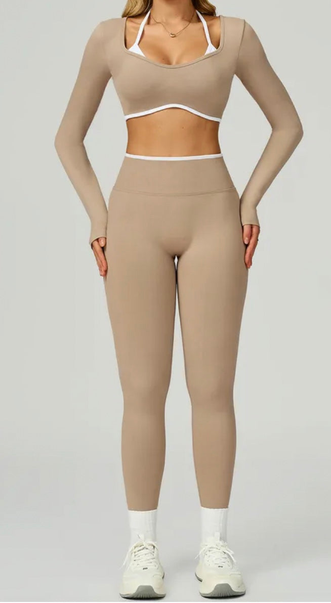 Sexy fit set manga larga