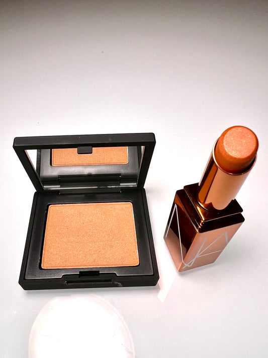 HAPPY BIRTHDAY  INSIDER BRONZING POWDER AFTER GLOW LIP BALM DUO-NARS-PRODUCTO ORIGINAL EXISTENCIAS LIMITADAS