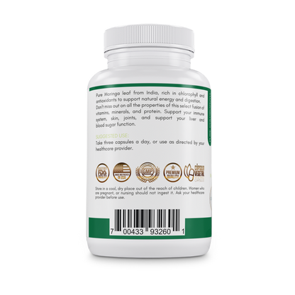Moringa Green Superfood | 90 Capsules Pre-Venta