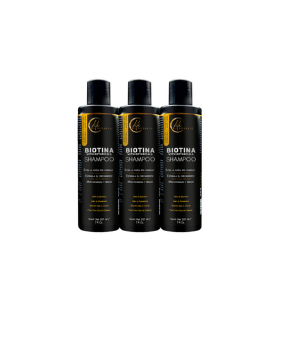 3 Shampoos Biotina